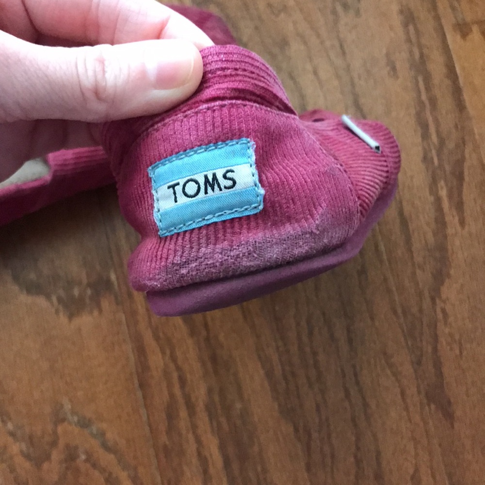 Pink Corduroy Toms - Picture 7 of 15
